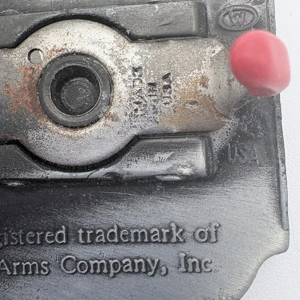 1980 Remington Canadian Goose Pewter Belt Buckle